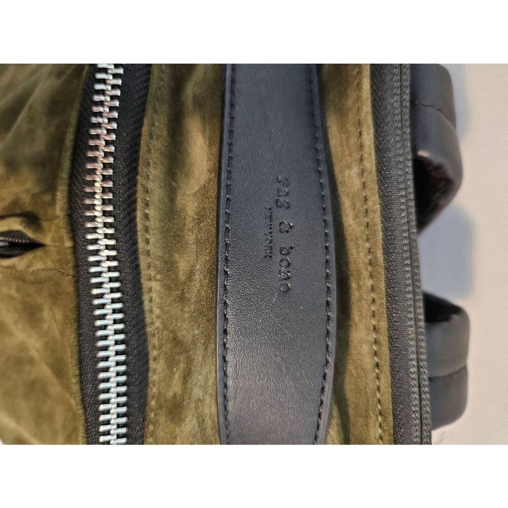 Rag & Bone olive green suede backpack. NWT. - Picture 2 of 8